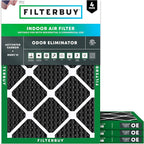 Filterbuy 20x25x1 Air Filter MERV 10 Odor & Allergy Defense by Filterbuy