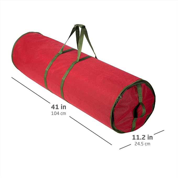 ZOBER Round Christmas Gift Wrapping Paper Organizer Storage - Image 6