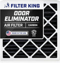 Filter King 12x12x1 Air Filter | 4-PACK | Carbon MERV 8 HVAC Pleated A/C by FilterKing