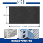 Cut to Fit Foam Pad Pre Filter, Air Purifiers Filter Replacement, Compatible - Image 2