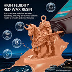 SUNLU 10K Red Wax 3D Printer Resin, High Precision 405nm UV-Curing Resin - Image 5