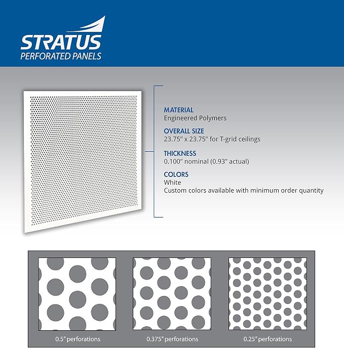 2'x2' Black Plastic Perforated Tile, 10 Pack, - Image 5