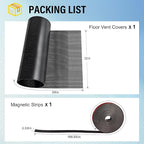 39x12 inch Customizable DIY Floor Vent Covers, Magnetic PVC Vent Mesh - Image 2