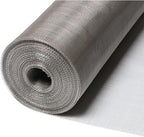 304 Stainless Steel Woven Mesh Panel, 50 Mesh 0.4mm Rustproof Metal Screen by Unknown