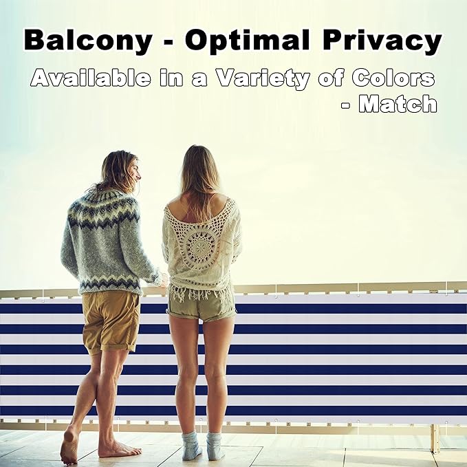 Privacy Fence 3.3' x 19.7' UV Protection Weather-Resistant Privacy Screen - Image 2