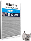 UBeesize 18x24x1 Reusable Electrostatic Air Filter HVAC AC Furnace Filter by UBeesize