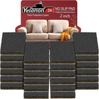 Yelanon Non Slip Furniture Pads -24 pcs 2’’ Furniture Grippers Hardwood Floors