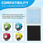HEPA/Activated Carbon Filter Replacement, HEPA 550 Fliter Replacement Set - Image 6
