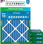 Filterbuy 18x24x2 Air Filter MERV 13 Optimal Smoke & Allergy Defense, by Filterbuy