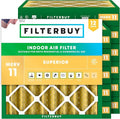 Filterbuy 19x19x4 Air Filter MERV 11 Superior Pet & Allergy Defense, by Filterbuy