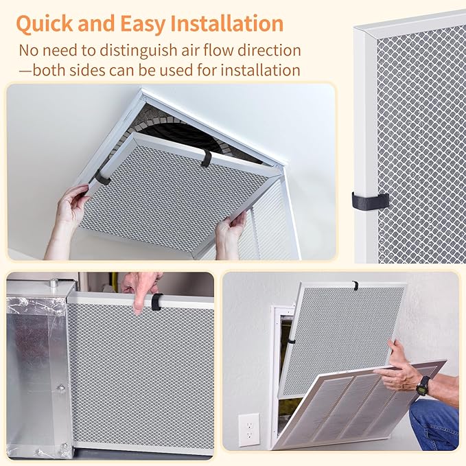 2-Pack 16x20x1 MERV 8 Reusable & Washable Electrostatic Air Filters - Image 6