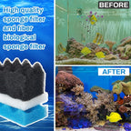 18 Pcs Compatible with 306/307 Bio Sponge Set Compatible with Aquarium Filters - Image 3