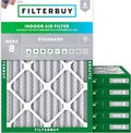 Filterbuy 30x32x2 Air Filter MERV 8 Essential Dust & Allergy Defense, by Filterbuy