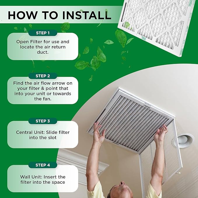 Mann+Hummel 20x23x1 MERV 8 Pleated HVAC AC Furnace Air Filters. 4 Pack. - Image 6