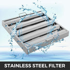 VBENLEM Pack of 6 Hood Filters 19.5W x 19.5H Inch, 430 Stainless Steel 4 - Image 3