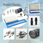 Oil Filter Air Filter Electric Fuel Pump Tune Up Kit Fit - Image 2