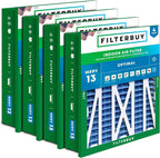 Filterbuy 20x20x5 Air Filter MERV 13 Optimal Smoke & Allergy Defense, by Filterbuy