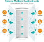 SimPure Whole House Water Filter Cartridges 5 Micron 10" x 4.5" CTO Activated - Image 3