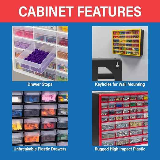 Akro-Mils 26-Drawer Plastic Drawer Storage Cabinet