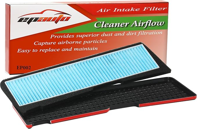 EPAuto Air Intake Filter + Grille Cover Replacement by EPAuto