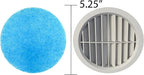 FilterTime RV FT-525 RV Air Filter 5.25" Round Air Duct AC Filter Replacement - Image 2