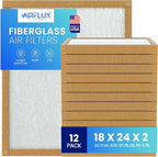 Fiberglass Air Filter -18x24x2Air Filter 12 Pack by Unknown