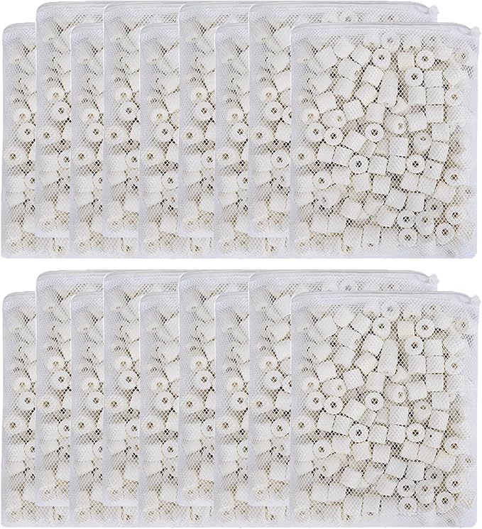 JIHAQUA Aquarium Bio Ceramic Rings 18 lbs Filter Media - Image 3