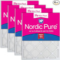 Nordic Pure 16x16x1 Tru Mini Pleat MERV 11 AC Furnace Air Filters – 2.5X More by NordicPure