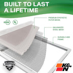 K&N 14X20X1 HVAC Furnace Air Filter, Lasts a Lifetime, Merv 13, the Last HVAC - Image 4