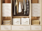 3 Pack Fabric Storage Bins for Shelves | 16.25x12x10in Closet | Collapsible - Image 9