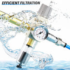 TAILONZ PNEUMATIC 1/4 Inch NPT Automatic Drain Air Filter Pressure Regulator - Image 9