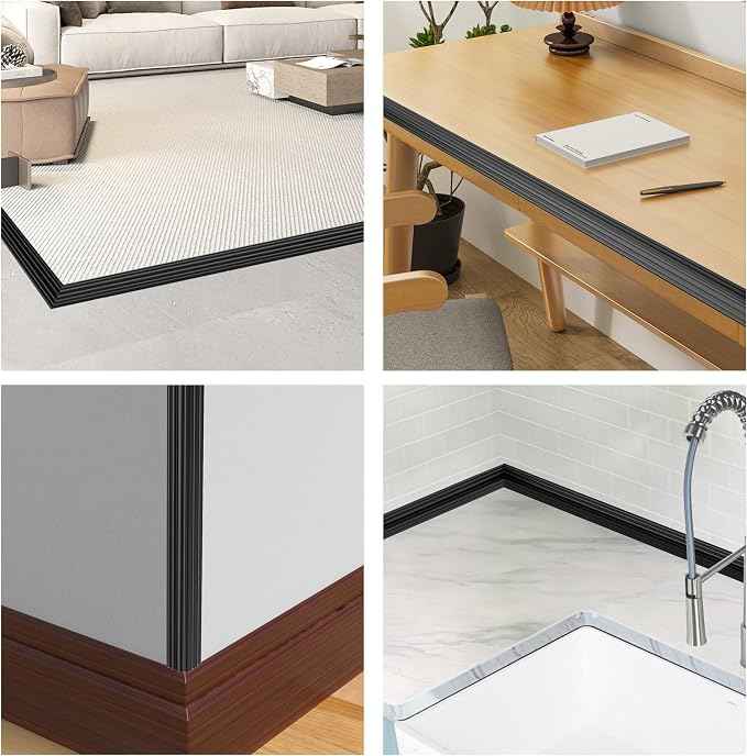 Wall Corner Protector Peel and Stick Wall Molding Trim Flexible Corner Guard