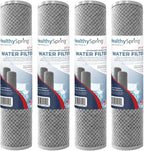 American Made, 5 Micron 2.5" x 10" Whole House CTO Carbon Sediment Water Filter by HealthySpring