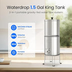 Waterdrop Gravity-fed Water Filtration System, NSF/ANSI 42&372 Certified Black - Image 4