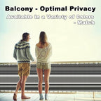 Privacy Screen Protector 3.1' x 9.8' UV-Protection Wind-Resistant Privacy Screen - Image 2