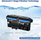 NFESOLAR Pond Filter for Outdoor Ponds, Filter Box - Image 2