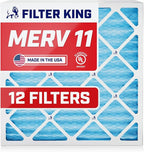 Filter King 14x20x1 Air Filter | 12-PACK | MERV 11 HVAC Pleated A/C Furnace by FilterKing