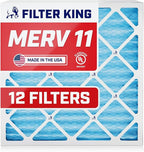 Filter King 10x16x1 Air Filter | 12-PACK | MERV 11 HVAC Pleated A/C Furnace by FilterKing