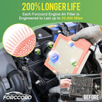Cabin & Engine Air Filter Fit for Ford Mustang 2011-2014 5.0L/3.7L, Mustang - Image 4