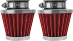 2PCS 42mm Universal Air Filter For GY6 125CC 150CC 200CC 250CC Dirt Bike ATV by LCGLY
