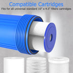 WHB10 Whole House Water Filter Housing, Fit 10"x4.5" Sediment etc Filters - Image 6