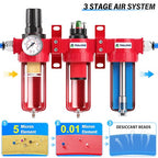 TAILONZ PNEUMATIC 0-150PSI 1/2 Inch NPT Aluminum Alloy Industrial Grade Three - Image 4