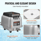 VEVOR Linear Air Pump, 90L/Min Air Flow Septic Aerator Pump, Aeration System - Image 5