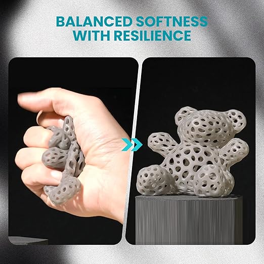 SUNLU Flexible 3D Printer Resin 2KG, 66A 3D Printing Resin - Image 5