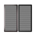 120mm Fan Filter, HFEIX Computer Case Dustproof Magnetic Frame Mesh Black 2Pack by HFEIX