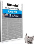 UBeesize 18x24x1 Reusable Electrostatic Air Filter HVAC AC Furnace Filter - Image 2