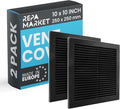 Repa Market 10 x 10 Inch Black Square Air Vent Cover by RepaMarket