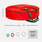 ZOBER Christmas Wreath Storage Container 30 Inch - Image 6