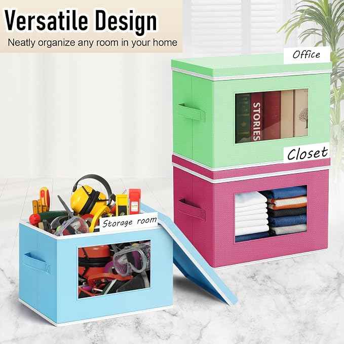 10 Pcs Fabric Storage Bins
