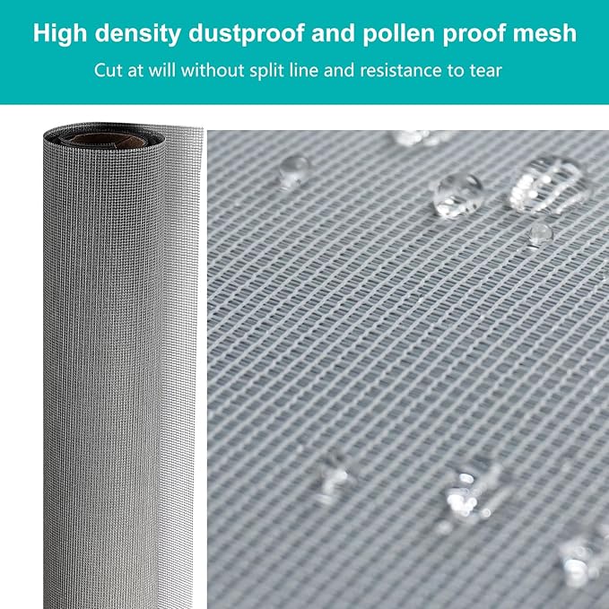 High Density dustproof and Pollen Proof net Window Screen mesh roll Used to - Image 4